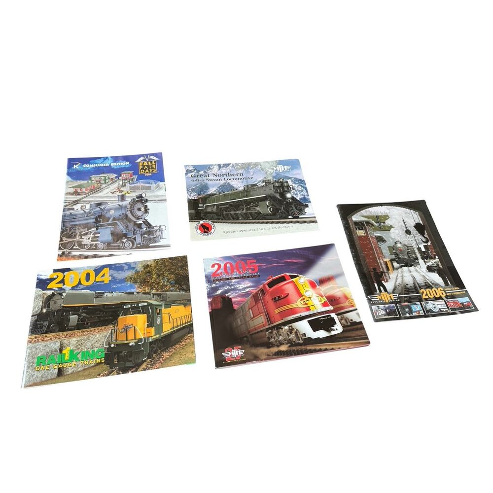 Lot MTH Electric Trains Catalogs 2004 2005 2006 RailKing K-Line O Gauge Hobby‎